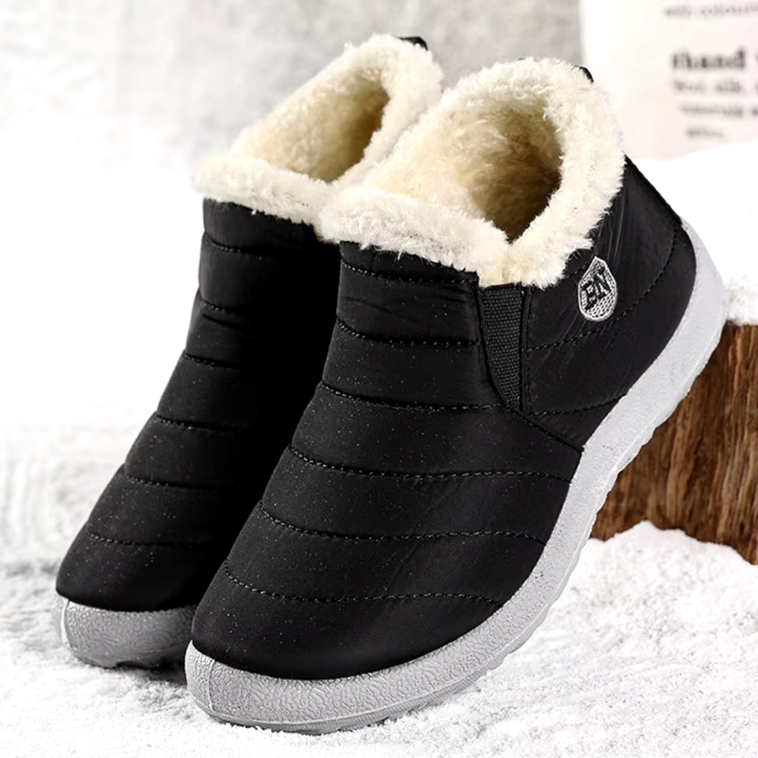 BNG CozyStep | Warme Winterstiefel in Lila mit weichem Innenfutter und rutschfester Sohle