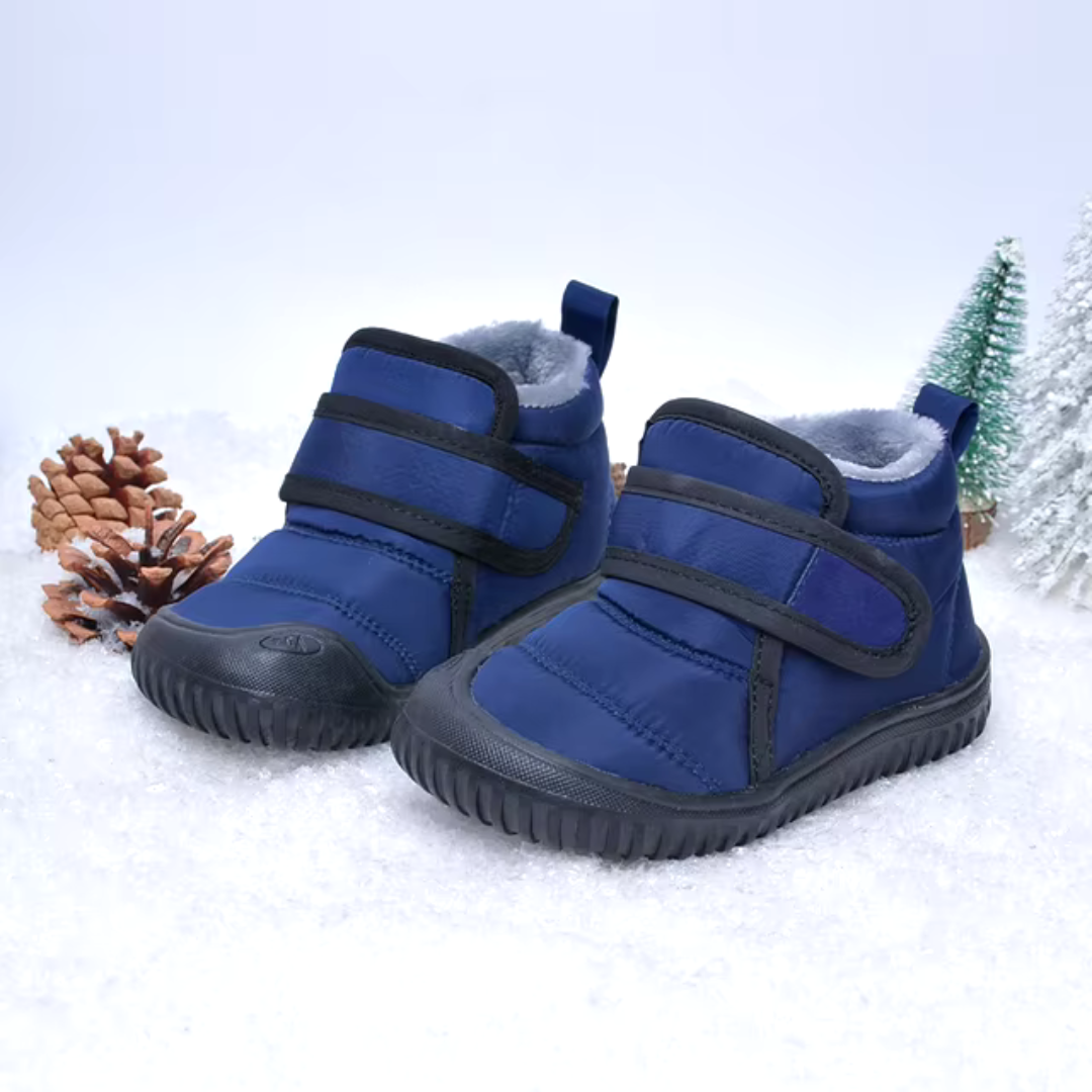 BNG SnowBuddy | Warme Kinderstiefel in Blau mit praktischem Klettverschluss für den Winter