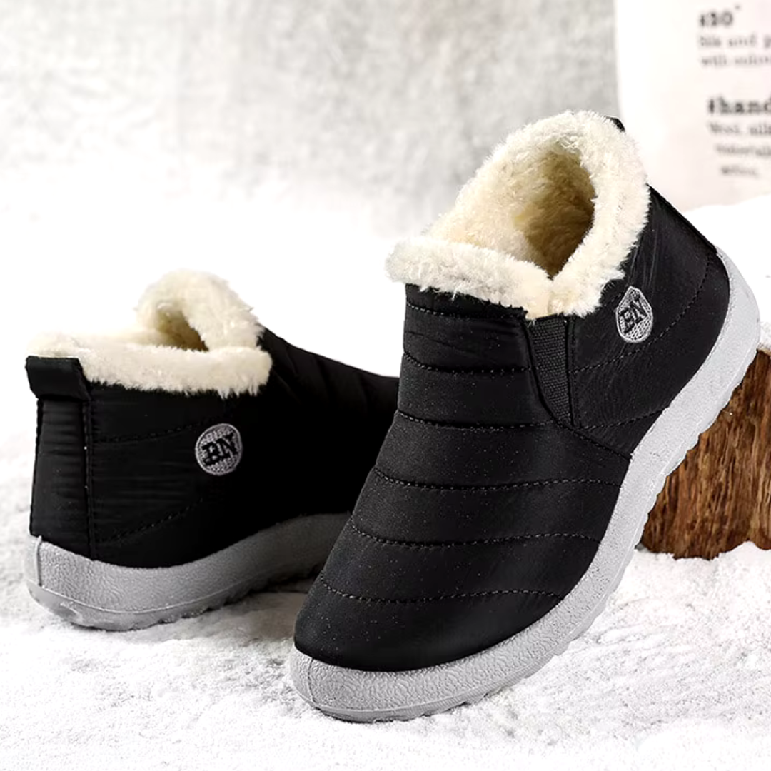 BNG CozyStep | Warme Winterstiefel in Lila mit weichem Innenfutter und rutschfester Sohle