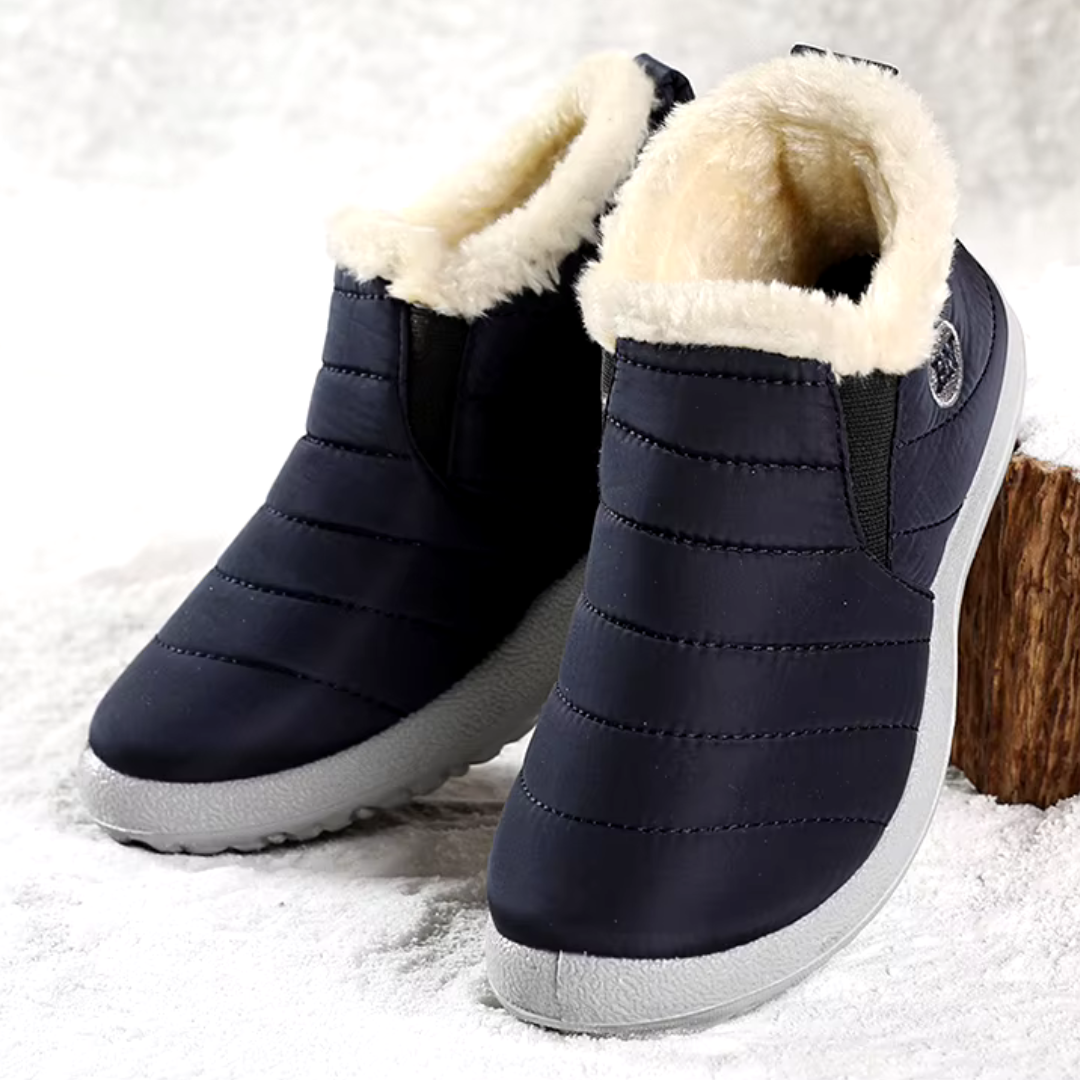 BNG CozyStep | Warme Winterstiefel in Lila mit weichem Innenfutter und rutschfester Sohle