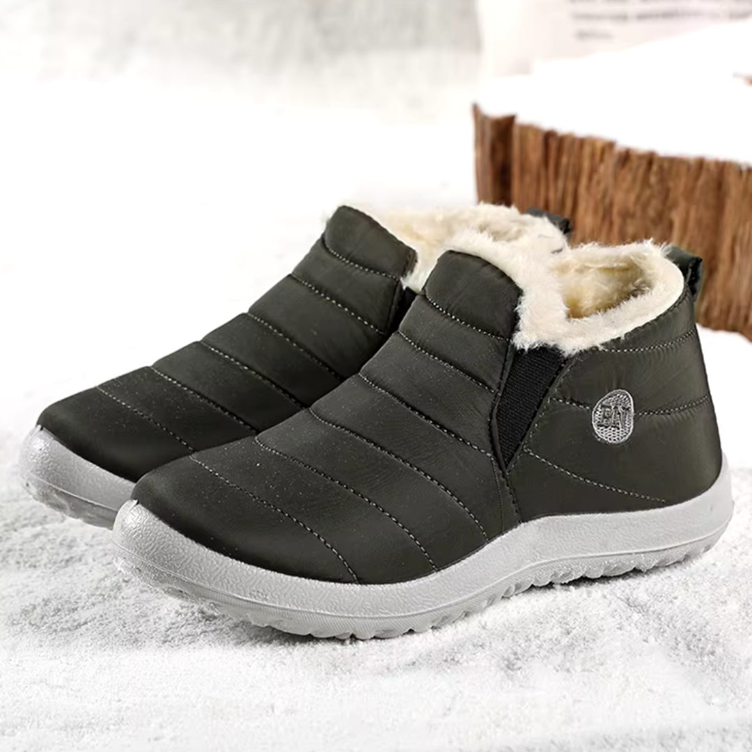 BNG CozyStep | Warme Winterstiefel in Lila mit weichem Innenfutter und rutschfester Sohle