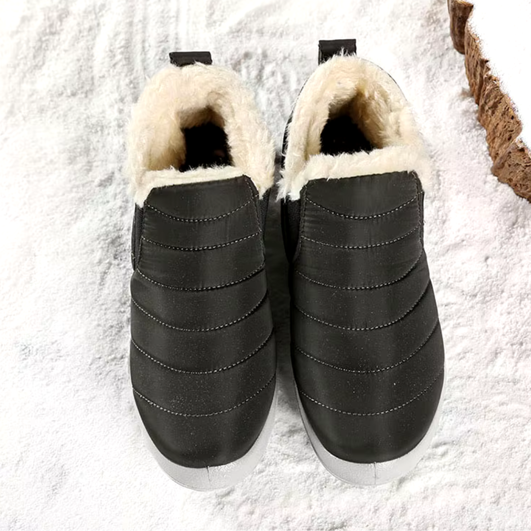 BNG CozyStep | Warme Winterstiefel in Lila mit weichem Innenfutter und rutschfester Sohle